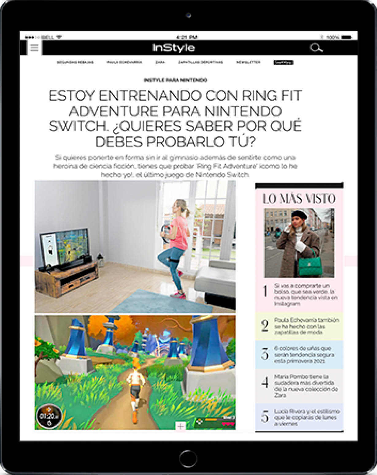 Ring Fit Adventure de Nintendo / InStyle / Digital